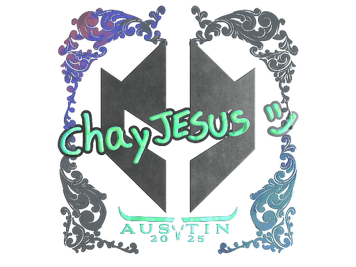印花 | chayJESUS（全息）| 2025年奥斯汀锦标赛