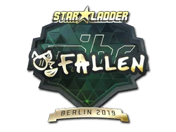 Aufkleber | FalleN (Gold) | Berlin 2019