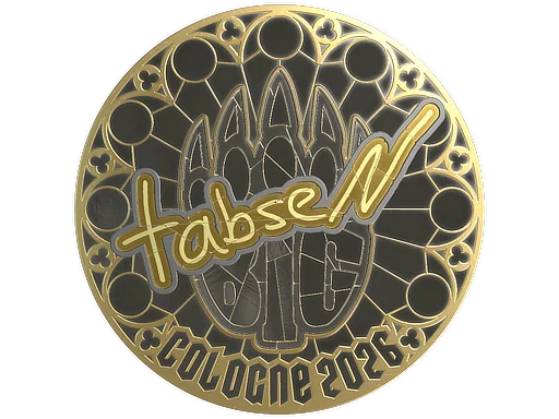 Aufkleber | tabseN (Gold) | Köln 2026