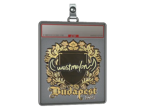 Sticker Slab | westmelon (Gold) | Budapest 2025