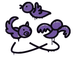 Sealed Graffiti | Dizzy (Monster Purple)