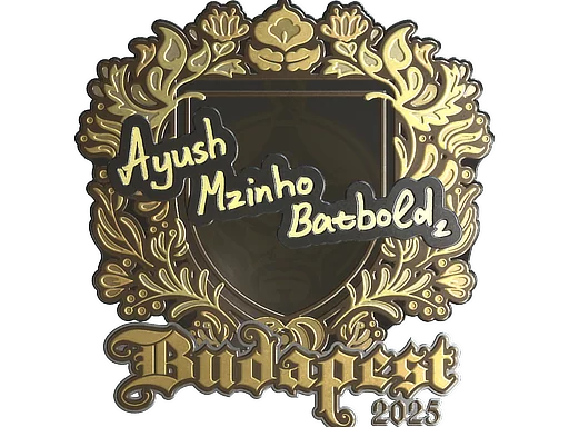 印花 | mzinho（金色）| 2025年布达佩斯锦标赛