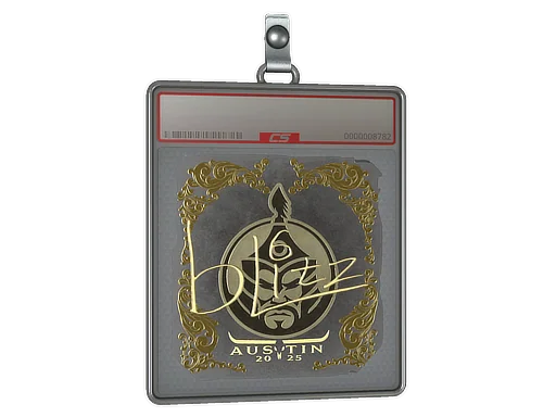 Placa de Adesivo | bLitz (Dourado) | Austin 2025
