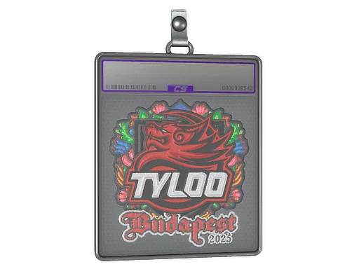 Placa de Adesivo | TYLOO (Bordado) | Budapeste 2025