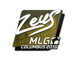 Klistermärke | Zeus | MLG Columbus 2016