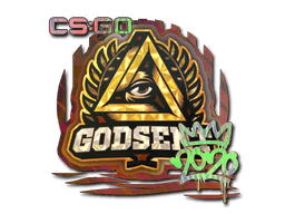 Adesivo | GODSENT (Holográfico) | CRM 2020