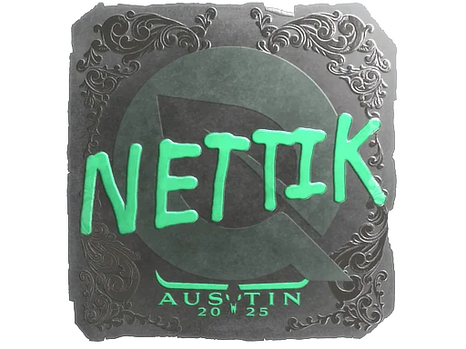 Pegatina | nettik (reflectante) | Austin 2025