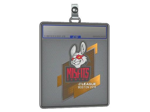 Pokrowiec na naklejkę | Misfits Gaming | Boston 2018