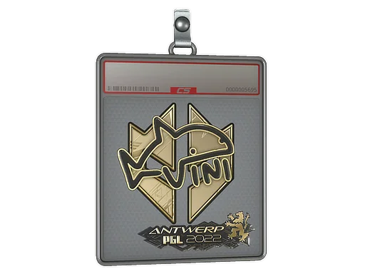 Sticker Slab | VINI (Gold) | Antwerp 2022