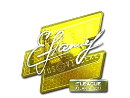 Aufkleber | flamie (Glanz) | Atlanta 2017
