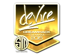 Klistermärke | device (Guld) | Cluj-Napoca 2015