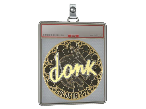 Klistermärkesfodral | donk (guld) | Cologne 2026