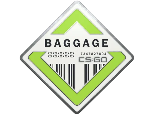 Anstecknadel: Baggage (Echt)