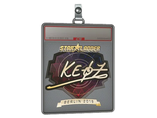 Sticker Slab | Keoz (Gold) | Berlin 2019