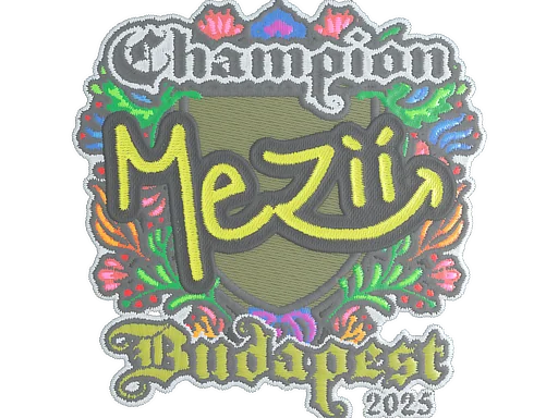 印花 | mezii（刺绣，冠军）| 2025年布达佩斯锦标赛