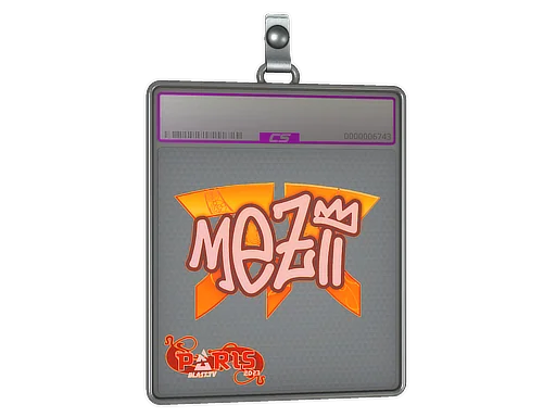 Placa de Adesivo | mezii (Holográfico) | Paris 2023