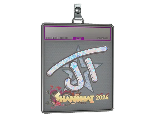 Klistermärkesfodral | JT (holo) | Shanghai 2024