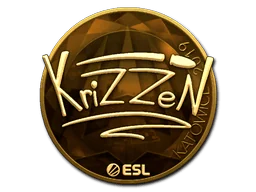 Naklejka | KrizzeN (złota) | Katowice 2019