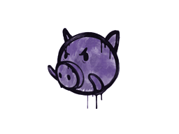 Sealed Graffiti | Piggles (Monster Purple)