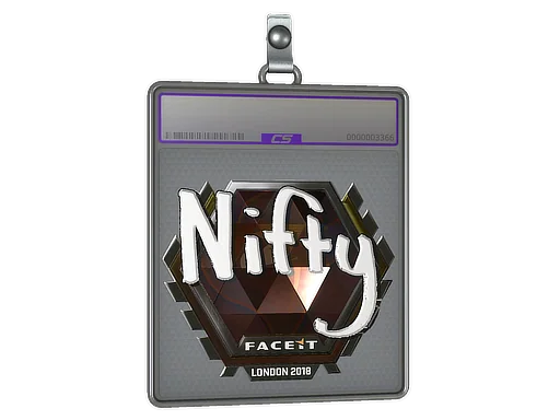 Klistermärkesfodral | Nifty (Foil) | London 2018
