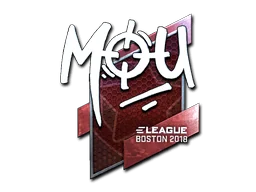 Klistermärke | mou (Foil) | Boston 2018