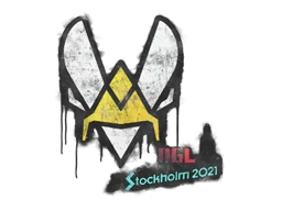 Zalakowane graffiti | Vitality | Sztokholm 2021