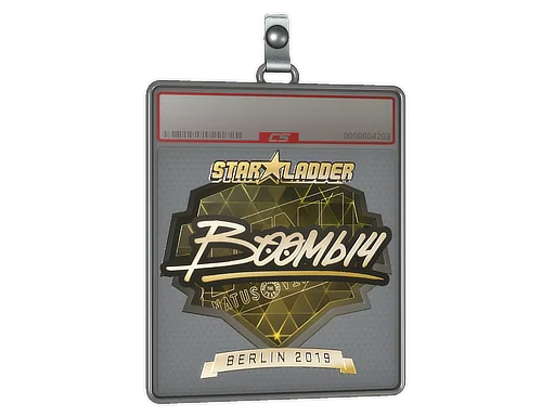 Klistermärkesfodral | Boombl4 (Guld) | Berlin 2019