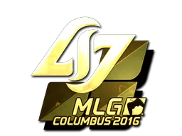 Klistermärke | Counter Logic Gaming (Guld) | MLG Columbus 2016