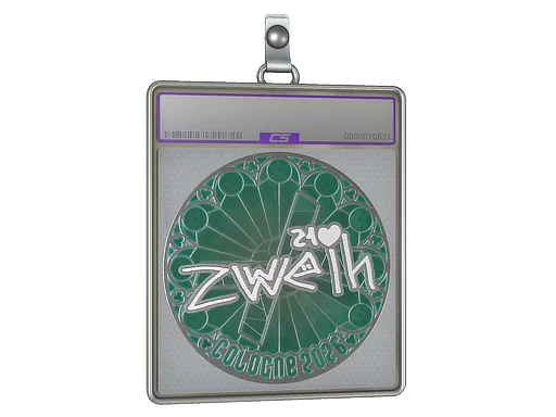 Placa de Adesivo | zweih (Brilhante) | Colônia 2026