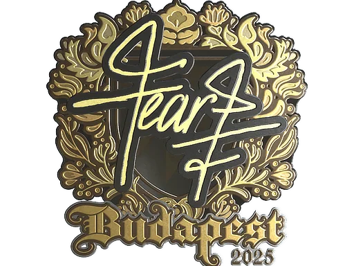印花 | fEAR（金色）| 2025年布达佩斯锦标赛