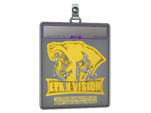 Placa de Adesivo | z4KR (Purpurinado) | Copenhague 2024