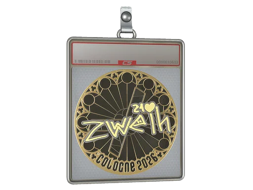 Placa de Adesivo | zweih (Dourado) | Colônia 2026