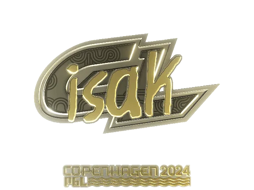 Sticker | isak (Gold) | Copenhagen 2024