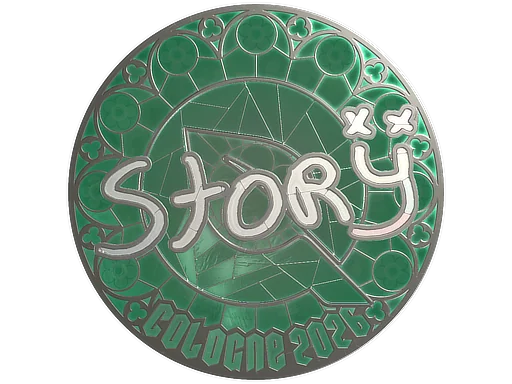 Pegatina | story (reflectante) | Colonia 2026