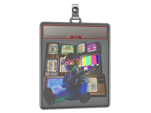 Sticker Slab | TV Installation (Lenticular)