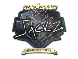 Aufkleber | JaCkz (Gold) | Berlin 2019