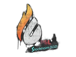Zalakowane graffiti | Copenhagen Flames | Sztokholm 2021