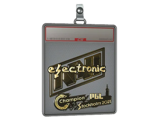 Aufkleberhülle | electroNic (Gold) | Stockholm 2021