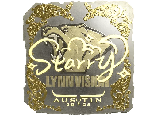 印花 | Starry（金色）| 2025年奥斯汀锦标赛