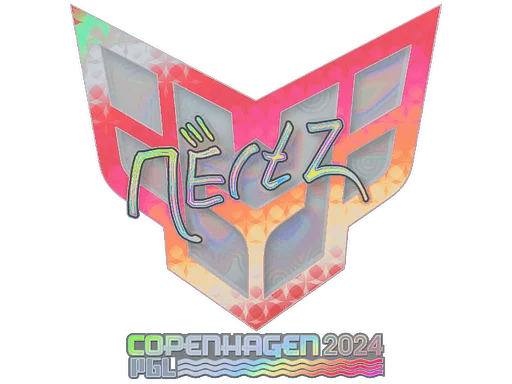 Pegatina | NertZ (holográfica) | Copenhague 2024