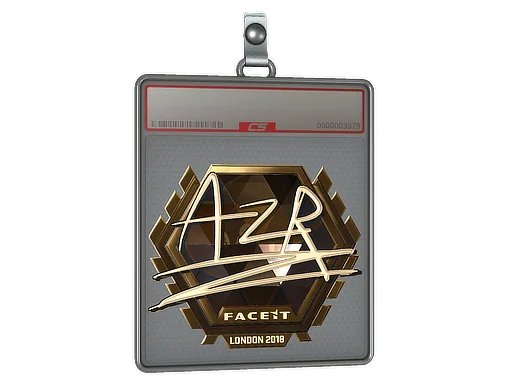 Aufkleberhülle | AZR (Gold) | London 2018