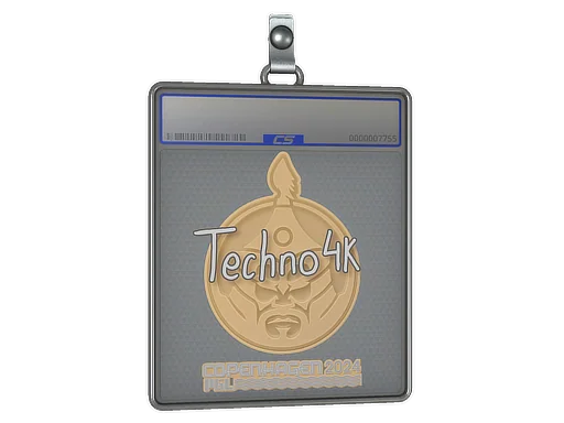 Placa de Adesivo | Techno4K | Copenhague 2024