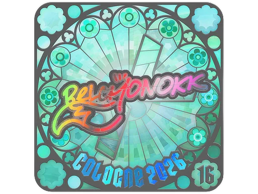 Naklejka | BELCHONOKK (holograficzna, rankingowa) | Kolonia 2026