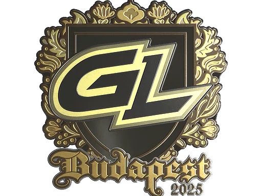 Naklejka | GamerLegion (złota) | Budapeszt 2025