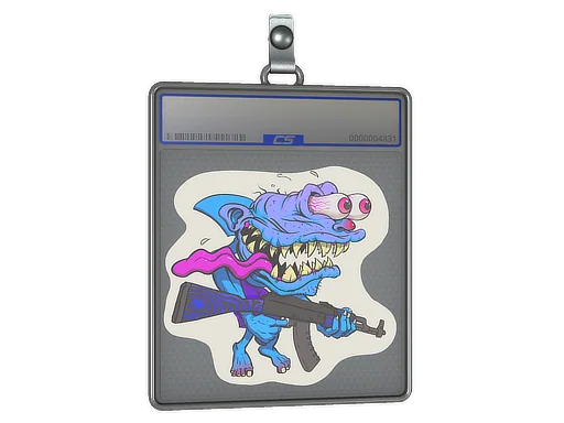 Sticker Slab | Blue Shark Shooter
