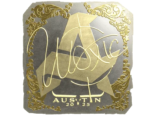 Adesivo | woxic (Dourado) | Austin 2025