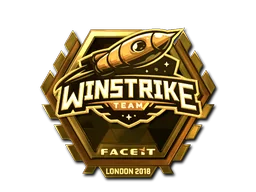 Aufkleber | Winstrike Team (Gold) | London 2018