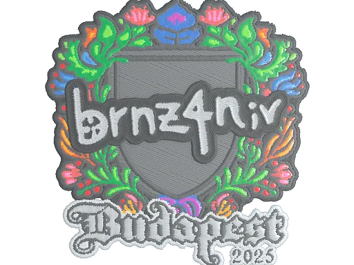 Naklejka | brnz4n (haftowana) | Budapeszt 2025