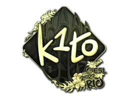 Adesivo | k1to (Dourado) | Rio 2022