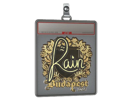 Sticker Slab | rain (Gold) | Budapest 2025